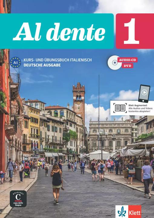 Produktbild Al dente 1 (A1). Deutsche Ausgabe. Kurs- und Übungsbuch + Audio-CD + DVD (Deutsch, 2017)