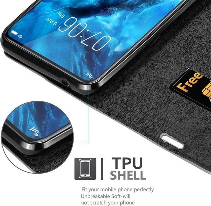 Actual product image Cadorabo Book Invisible Magnet Cover (Vivo Nex)