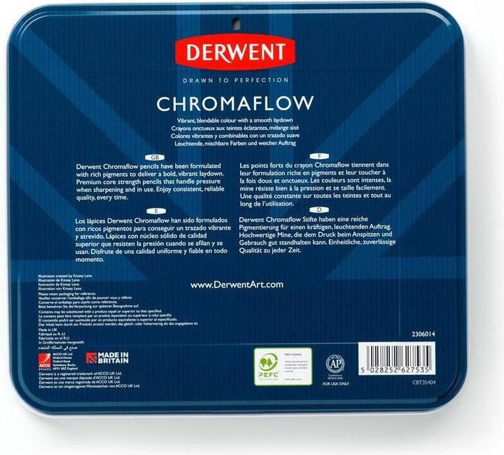 Actual product image Derwent Chromaflow (Multicoloured, 72 x)