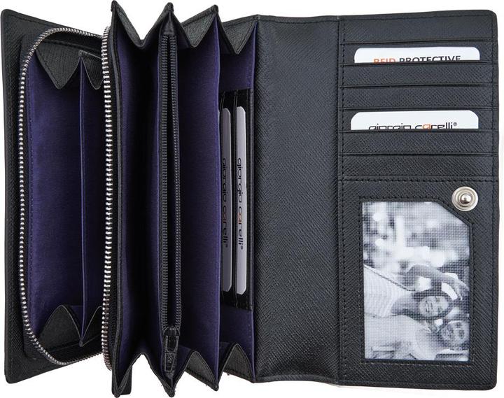 Actual product image Giorgio Carelli Ladies purse, RFID, Valentin