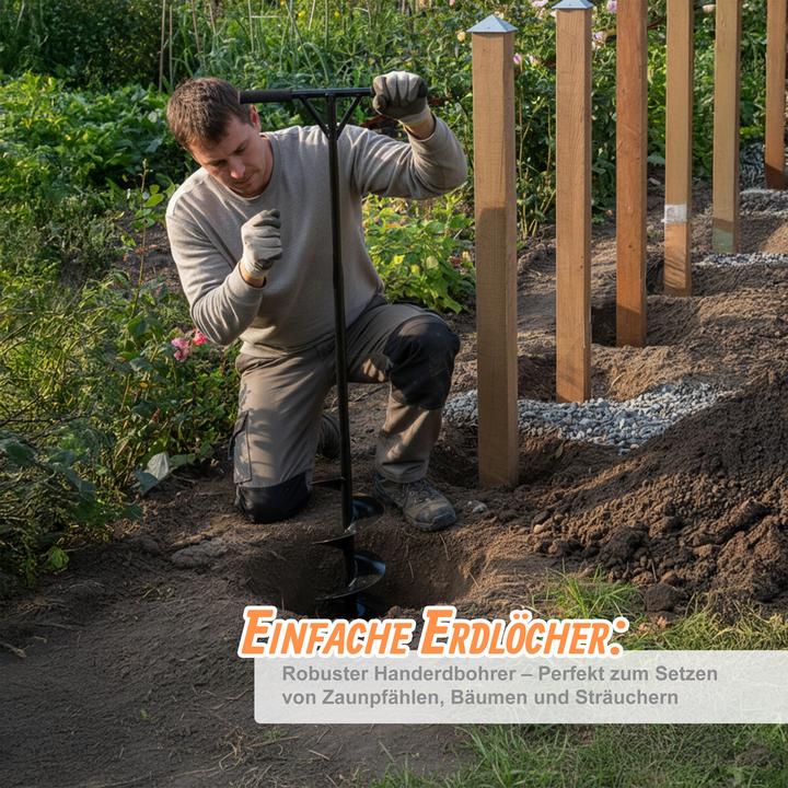 Actual product image Relaxdays earth auger