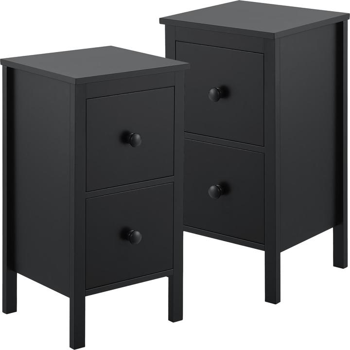 Image du produit En.Casa Table d'appoint Urjala (lot de 2) Noir