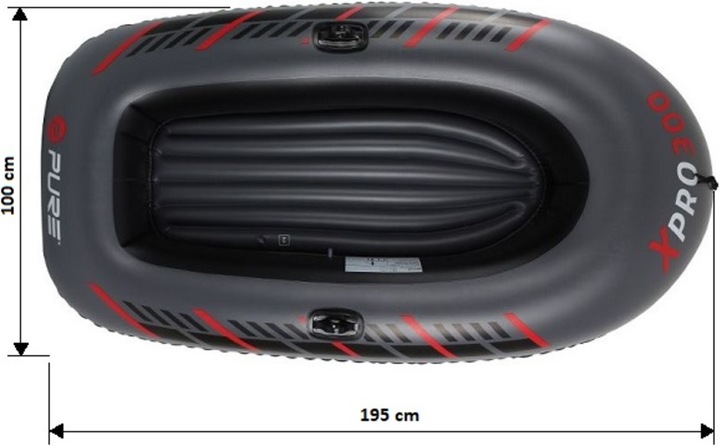 Actual product image Pure2improve Xpro 300 (195 cm, 2 pers.)