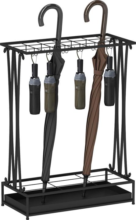 Produktbild Homcom Schirmhalter Stahl Schwarz