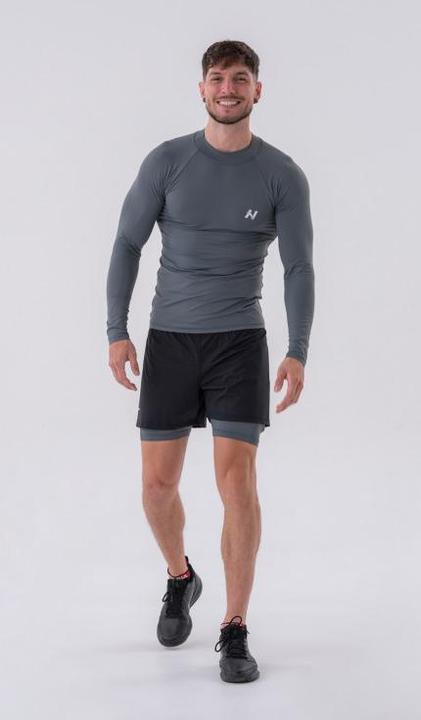 Produktbild Nebbia Functional T-shirt with long sleeves "Active" 328 grey (L)