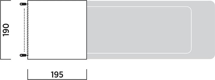 Image du produit Easy Camp Heckzelt Krossbu (grau, Modell 2025) (Auvent, 3.20 kg)