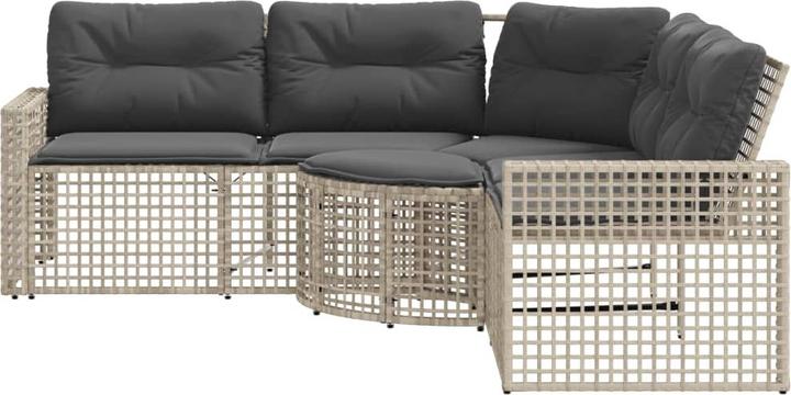 Actual product image vidaXL 10-piece garden lounge set with cushions