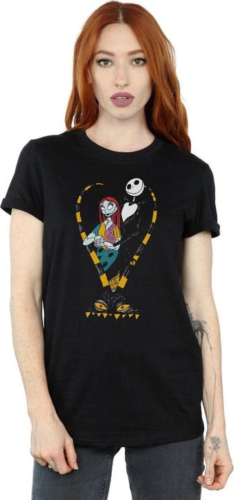 Immagine prodotto Disney Nightmare Before Christmas Jack And Sally Love Maglietta Ampia Donna (S)