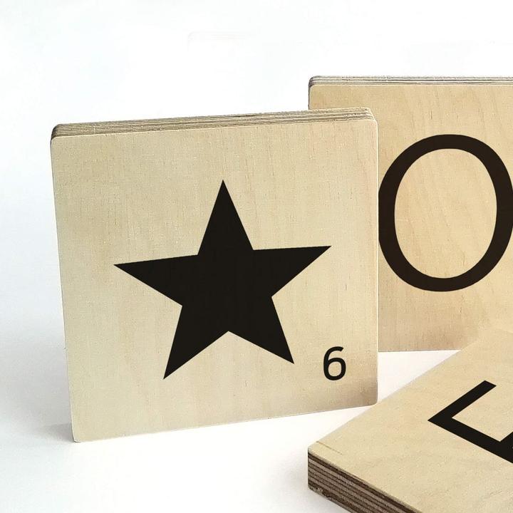 Actual product image Trenddeko Letter stones star