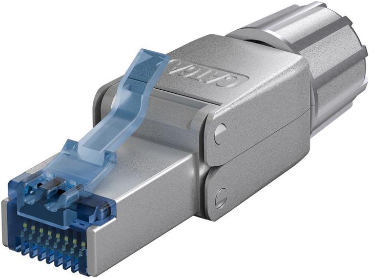 Goobay Spina RJ45 cablata in campo CAT 6A, con schermatura STP (Connettore del cavo di rete)