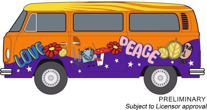 Actual product image Carrera D132 VW Bus T2b Peace and Love