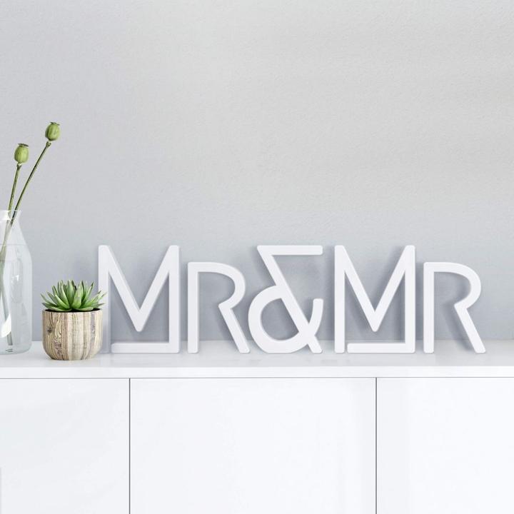 Produktbild Trenddeko 3D Mr & Mr modern (72 x 20 cm)