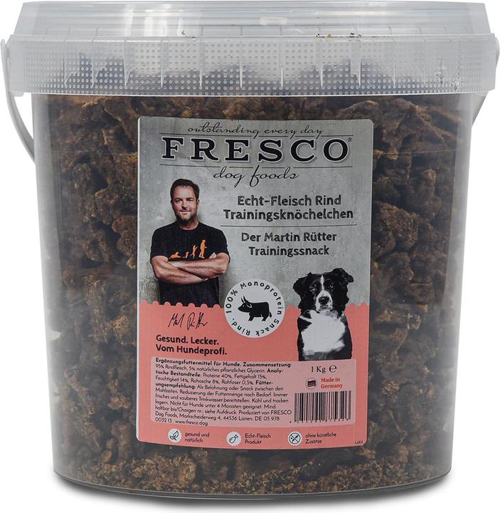 Actual product image Fresco Treat Martin Rütter Training Bones Beef, 1 kg (Adult, 1 pcs., 1000 g)