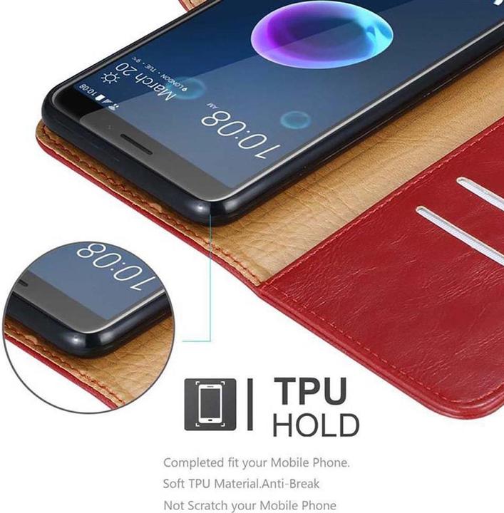 Actual product image Cadorabo Book Luxury Cover (HTC Desire 12)
