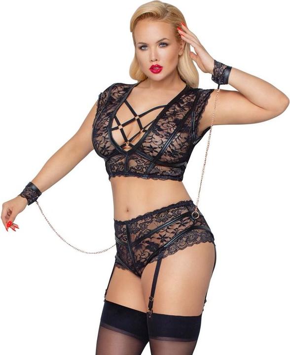 Produktbild Cottelli Collection BH Set Bondage 3XL (3XL)