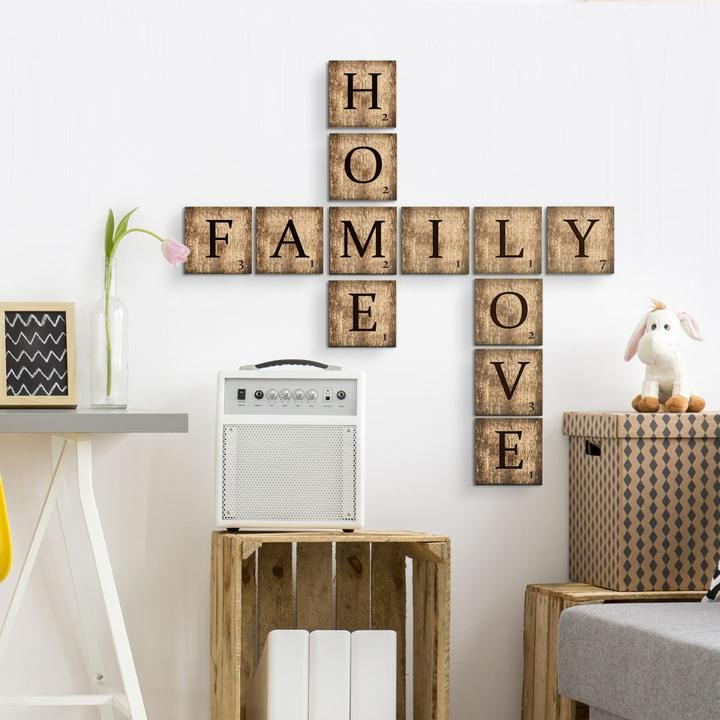Produktbild Trenddeko Buchstabensteine Love - Vintage (20 x 20 cm)