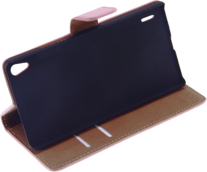 Produktbild OEM Slim Leder Book Case für Huawei P7 - rosa 4250710554003 (Huawei Ascend P7)