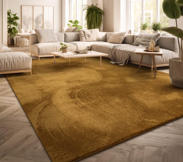Produktbild TT Home Wohnzimmer Kurzflor Einfarbig Modernes Design Waschbar (220 x 160 cm)