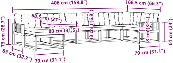 Produktbild vidaXL Sofa Set