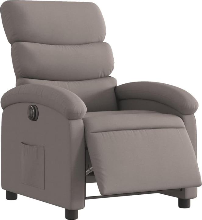 Produktbild vidaXL Relaxsessel Fernsehsessel Liegesessel Sessel Elektrisch Taupe Stoff