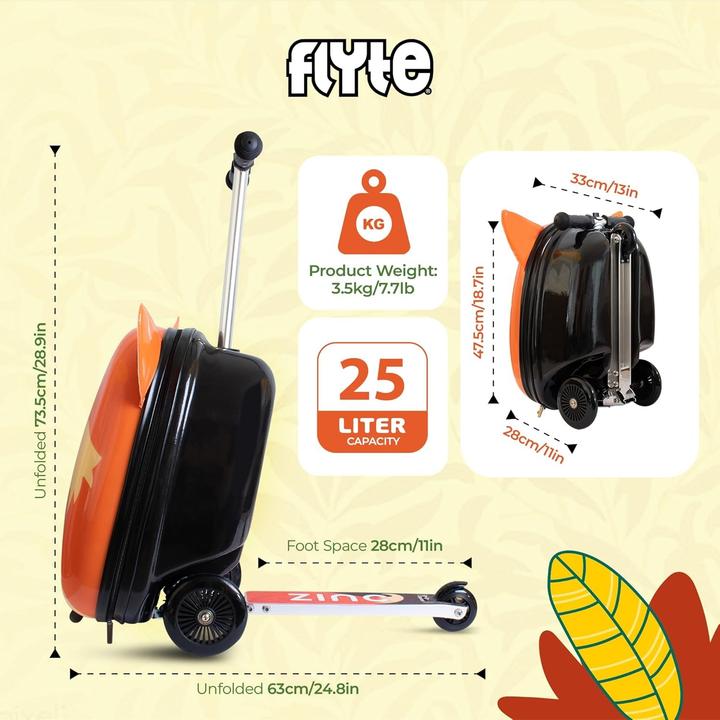 Actual product image Flyte Folding Scooter Suitcase (25 l)