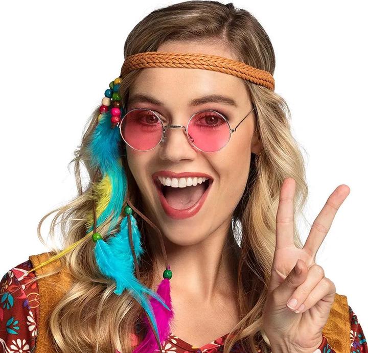 Actual product image Boland Hippie party glasses John