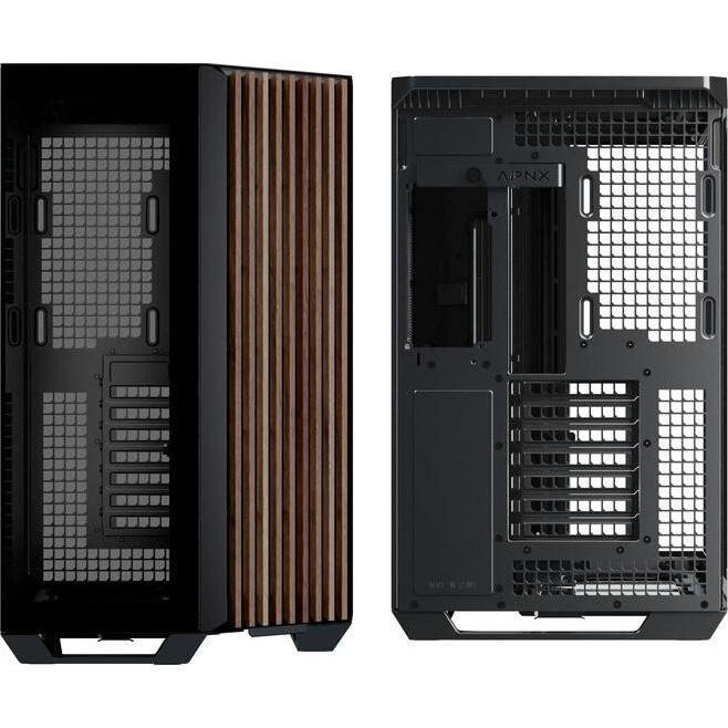 Thumbnail - APNX V1-W-BK-v1 (mATX, Mini-ITX), PC Gehäuse, Schwarz