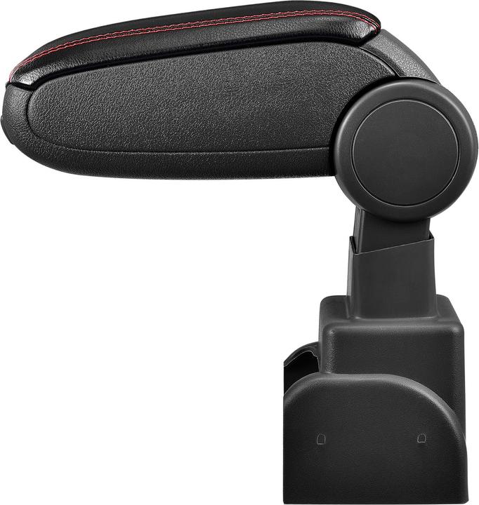 Produktbild Pro-Tec Mittelarmlehne Opel Zafira mit Staufach Kunstleder Schwarz mit roten Nähten