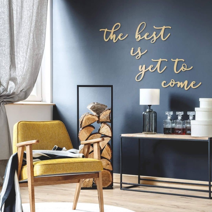 Produktbild Trenddeko Pappel The best is yet to come (201 x 30 cm)