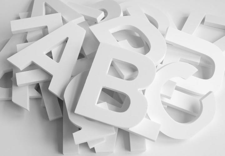 Produktbild Trenddeko 3D Alphabet