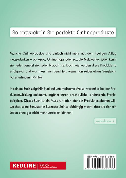 Produktbild Hooked (Deutsch, Nir Eyal, 2014)