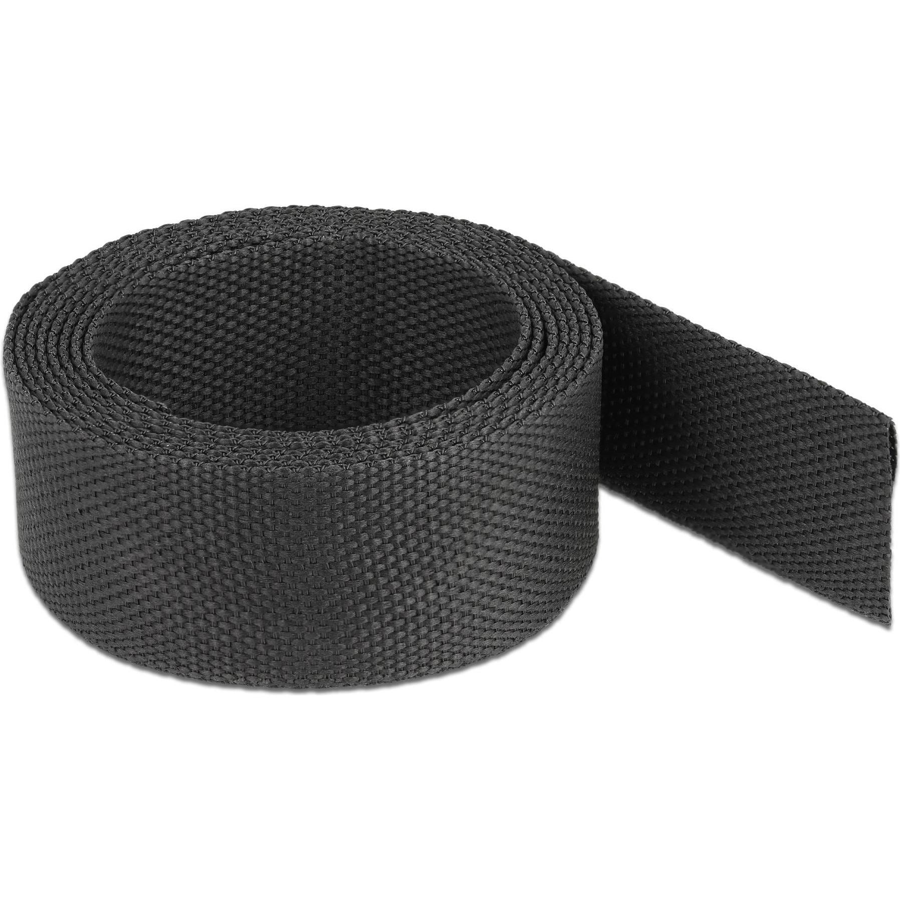 Delock, Schrumpfschlauch, Gewebeschrumpfschlauch 2 m x 20 mm Schrumpfungsrate 2:1 schwarz (1 x)