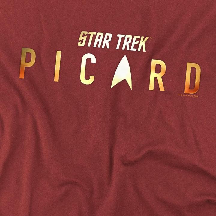 Actual product image Star Trek: Picard Mens Rendered Logo T-Shirt (L)
