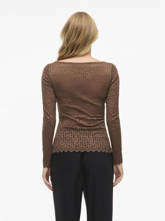 Immagine prodotto Vila VIROMINA U-Boot-Ausschnitt Oberteil mit langen Ärmeln (S)