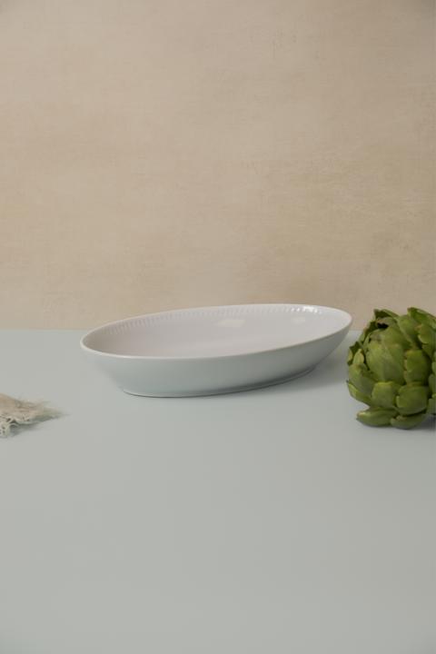Actual product image Mikasa Cranborne Stoneware Serving Bowl, 30.5cm, Cream