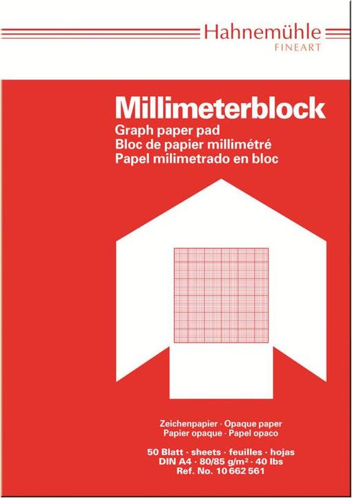 Immagine prodotto Hahnemühle Blocco millimetrato DIN A4 Millimetrato (A4)