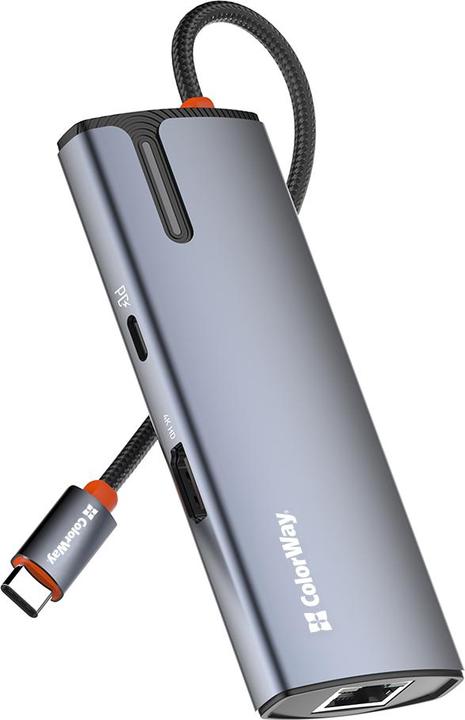 Produktbild Colorway Wireless headphones 6-in-1 Docking Station | CW-HUB02 | 100 W (USB-C, 6 Ports)