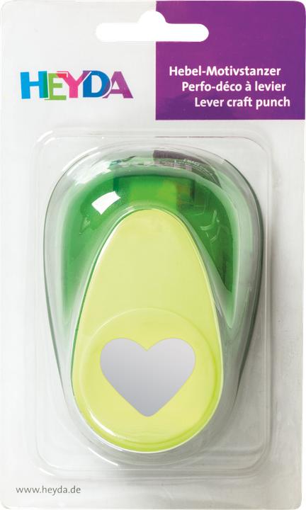 Image du produit Heyda Perforatrice à motif XXL "coeur", couleur : vert