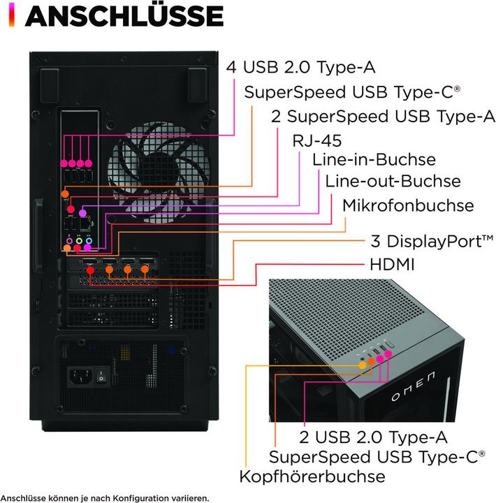 Immagine prodotto HP Omen 35L GT16-0083ng (3000 GB, 32 GB)