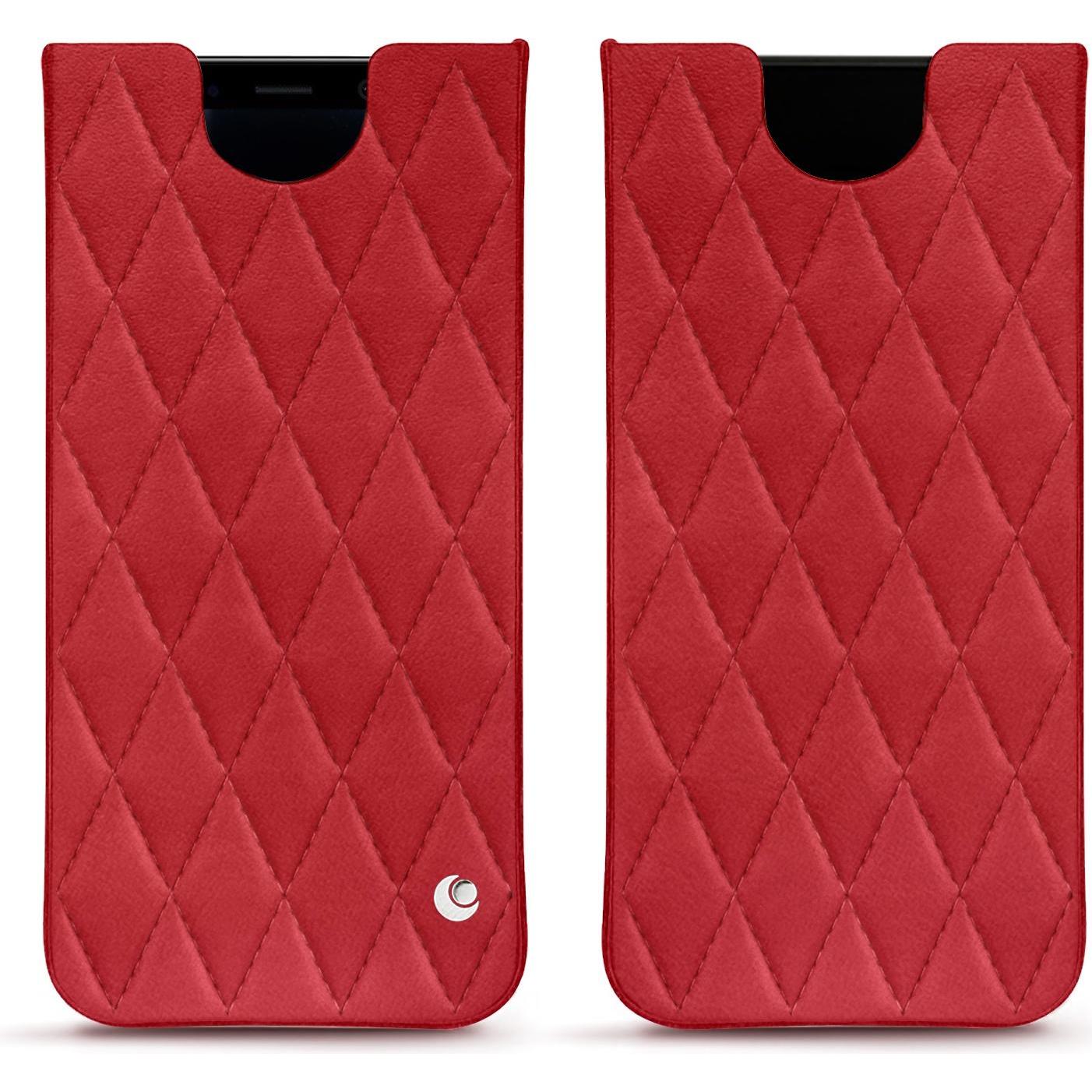 Noreve Lederschutzhülle (Samsung Galaxy S8+), Smartphone Hülle, Rot