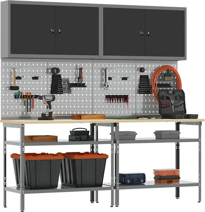 Produktbild vidaXL Werkzeug Wandpanel (55 cm, 200 cm)