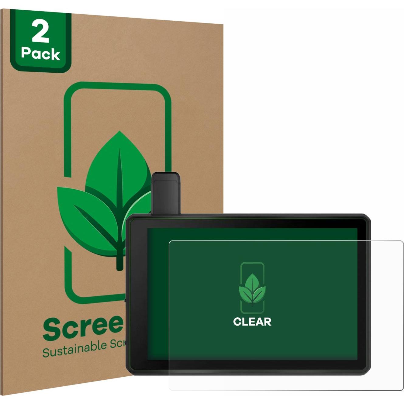 ScreenLeaf, Fahrzeug Navigation Zubehör, Schutzfolie nachhaltiger Displayschutz Displayschutzfolie Folie Klar Transparen...