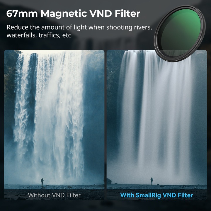 Produktbild SmallRig 5-in-1 Attachable Filter Kit (67 mm, Black Mist Filter)