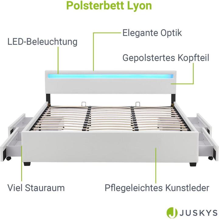 Produktbild Juskys Lyon (180 x 200 cm)