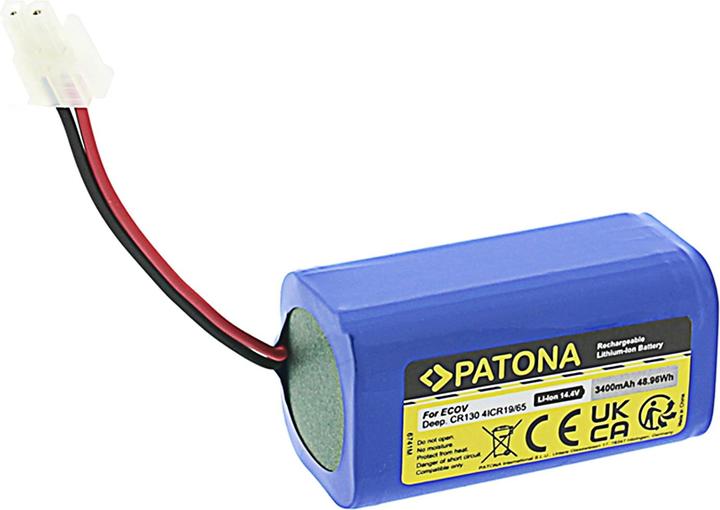 Actual product image Patona Battery Ecovacs Deebot CR130