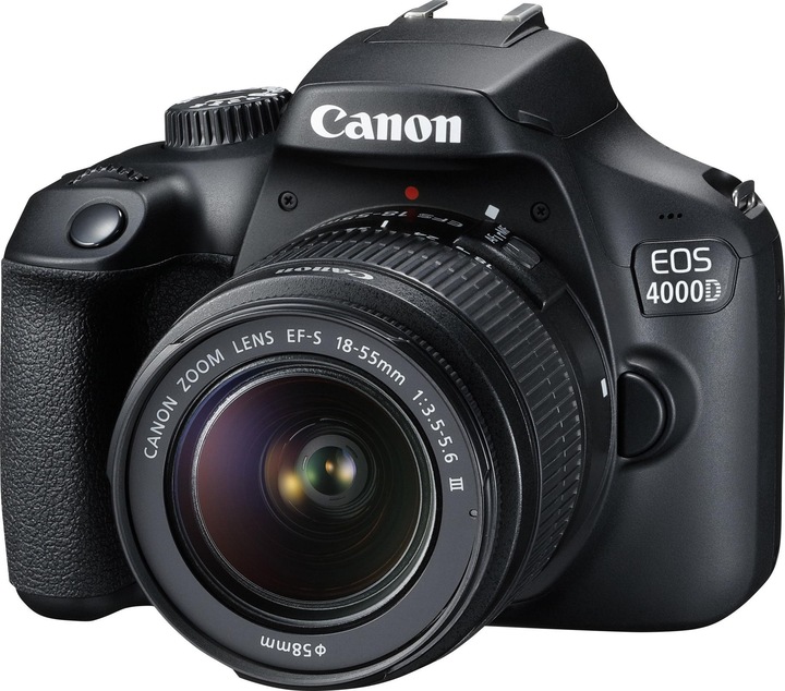 Canon EOS 4000D DC Kit - Import (18 - 55 mm, 18.70 Mpx, APS-C / DX)