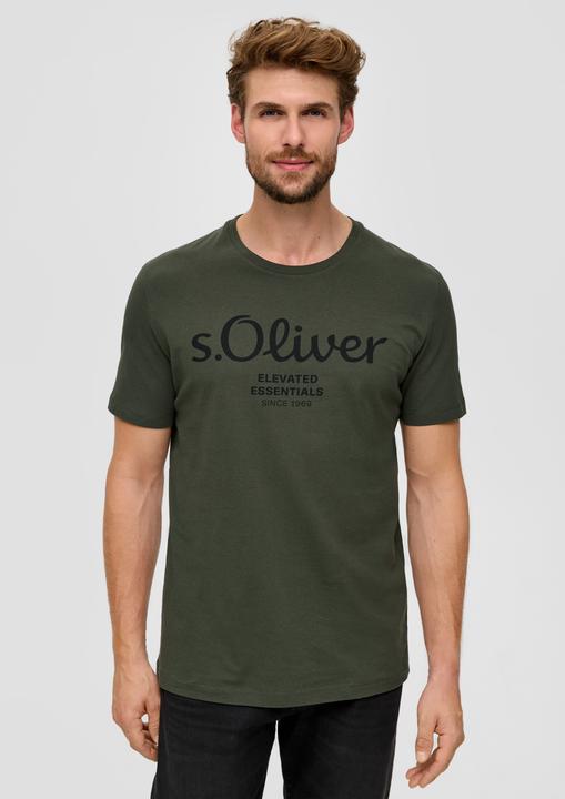 Actual product image S.Oliver T-Shirt Casual Bequem sitzend Logo T-Shirt (3XL)