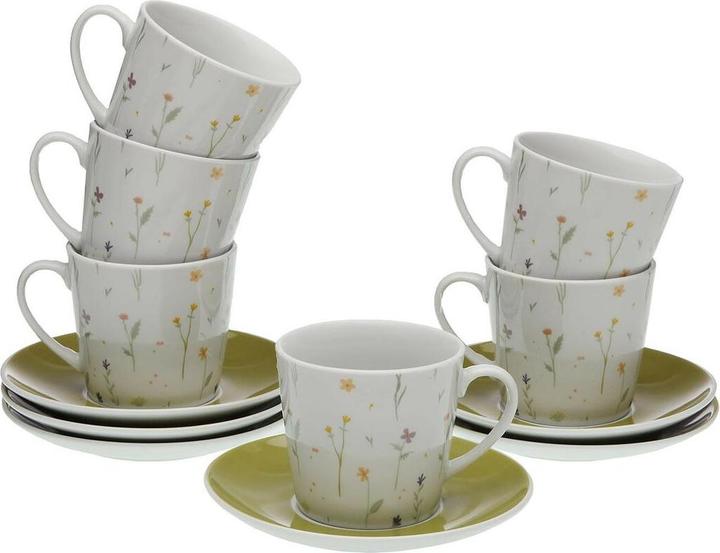 Productafbeelding Versa Set aus 6 Teetassen mit Teller Laison (6 x)