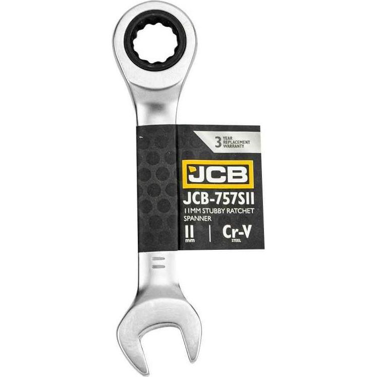 Thumbnail - JCB, Schraubenschlüssel, Kurzer Ratschen-Ringschlüssel 11 mm