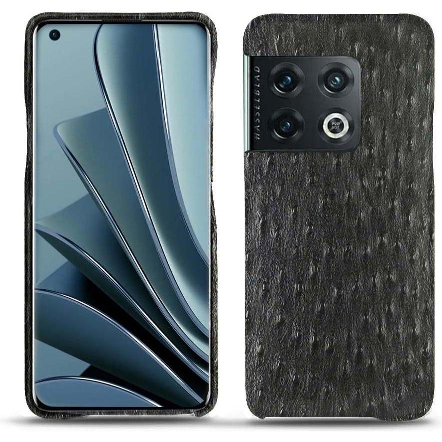 Noreve Lederschutzhülle (OnePlus 10 Pro), Smartphone Hülle, Schwarz